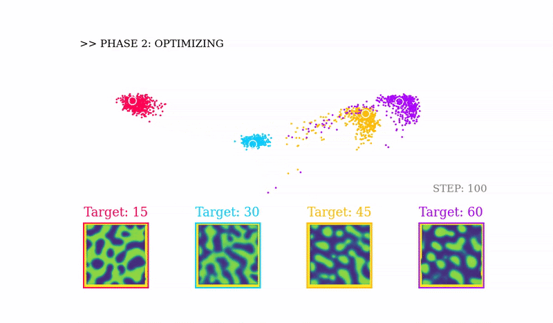 JANUS: inverse design of target microstructures.